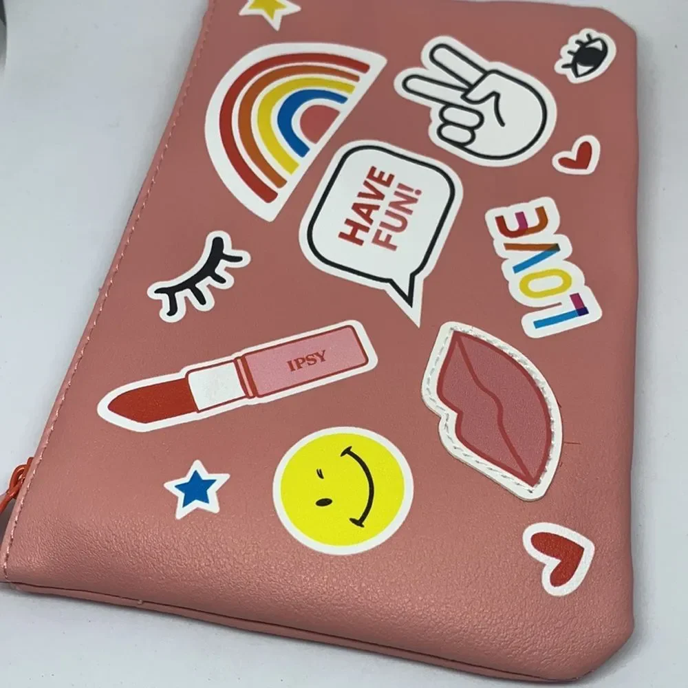 NWT Ipsy sunshine and rainbows Cosmetic Bag